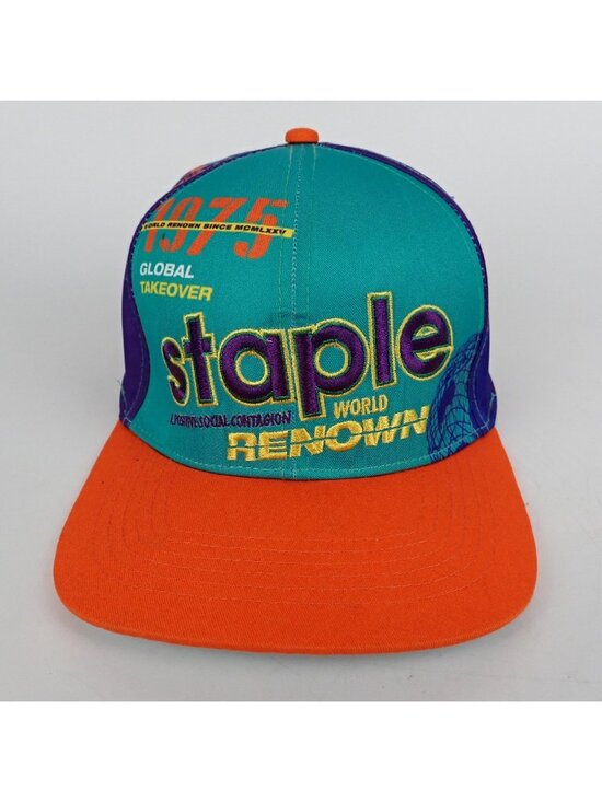 Staple Other - Staple World Renown 1975 Snapback Hat Multicolor Cap
